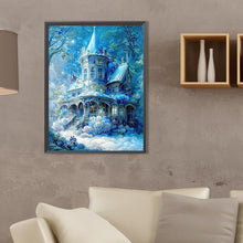 Load image into Gallery viewer, Blue Castle-Full Square Diamond Painting-30x40cm