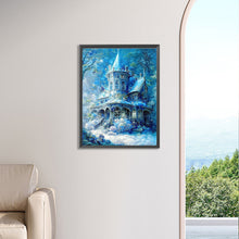 Load image into Gallery viewer, Blue Castle-Full Square Diamond Painting-30x40cm