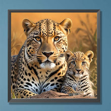 Load image into Gallery viewer, Prairie Lions-Full Round Diamond Painting-30x30cm