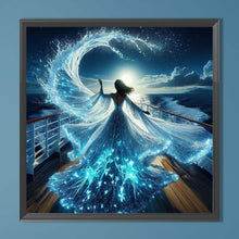 Load image into Gallery viewer, Gorgeous Dress Girl-Full Round Diamond Painting-40x40cm