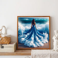 Load image into Gallery viewer, Gorgeous Dress Girl-Full Round Diamond Painting-40x40cm