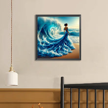 Load image into Gallery viewer, Gorgeous Dress Girl-Full Round Diamond Painting-40x40cm