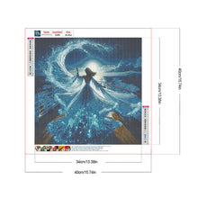 Load image into Gallery viewer, Gorgeous Dress Girl-Full Round Diamond Painting-40x40cm