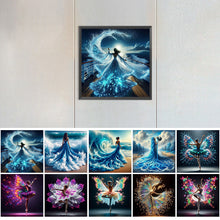 Load image into Gallery viewer, Gorgeous Dress Girl-Full Round Diamond Painting-40x40cm