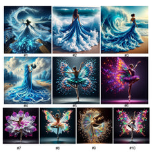 Load image into Gallery viewer, Gorgeous Dress Girl-Full Round Diamond Painting-40x40cm