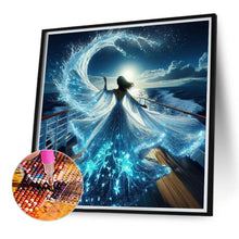 Load image into Gallery viewer, Gorgeous Dress Girl-Full Round Diamond Painting-40x40cm