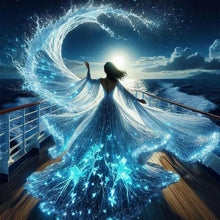 Load image into Gallery viewer, Gorgeous Dress Girl-Full Round Diamond Painting-40x40cm