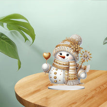 Load image into Gallery viewer, Christmas-Single Side Drill-Acrylic Diamond Desktop Ornament