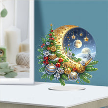 Load image into Gallery viewer, Christmas-Single Side Drill-Acrylic Diamond Desktop Ornament