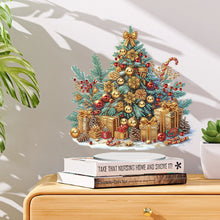 Load image into Gallery viewer, Christmas-Single Side Drill-Acrylic Diamond Desktop Ornament