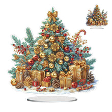 Load image into Gallery viewer, Christmas-Single Side Drill-Acrylic Diamond Desktop Ornament