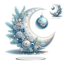 Load image into Gallery viewer, Christmas-Single Side Drill-Acrylic Diamond Desktop Ornament