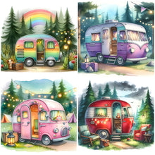 Load image into Gallery viewer, Campervan-Full Round Diamond Painting-30x30cm