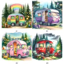 Load image into Gallery viewer, Campervan-Full Round Diamond Painting-30x30cm