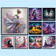 Load image into Gallery viewer, Gorgeous Dress Girl-Full Round Diamond Painting-40x40cm
