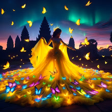 Load image into Gallery viewer, Gorgeous Dress Girl-Full Round Diamond Painting-40x40cm