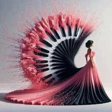 Load image into Gallery viewer, Gorgeous Dress Girl-Full Round Diamond Painting-40x40cm