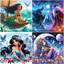 Load image into Gallery viewer, Beauty-Full Round Diamond Painting-40x50cm