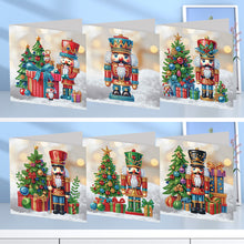 Load image into Gallery viewer, 6Pcs/Set Christmas-Diamond Greeting Cards
