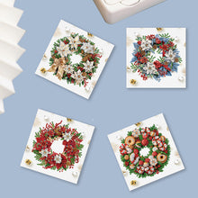 Load image into Gallery viewer, 6Pcs/Set Christmas-Diamond Greeting Cards