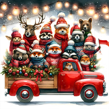 Load image into Gallery viewer, Christmas-Full Round Diamond Painting-40x40cm