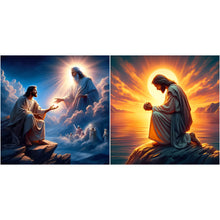 Load image into Gallery viewer, Jesus-Full Round Diamond Painting-30x30cm