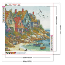 Load image into Gallery viewer, Beach House-Full Round Diamond Painting-40x40cm