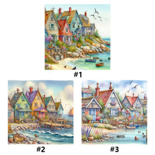 Load image into Gallery viewer, Beach House-Full Round Diamond Painting-40x40cm