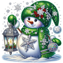 Load image into Gallery viewer, Xmas Snowman-Partial Special Diamond Painting-30x30cm