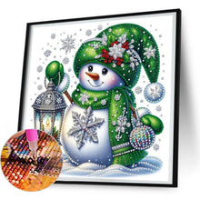 Load image into Gallery viewer, Xmas Snowman-Partial Special Diamond Painting-30x30cm