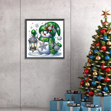 Load image into Gallery viewer, Xmas Snowman-Partial Special Diamond Painting-30x30cm