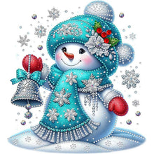 Load image into Gallery viewer, Snowman-Partial Special Diamond Painting-30x30cm