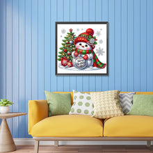 Load image into Gallery viewer, Xmas Snowman-Partial Special Diamond Painting-30x30cm