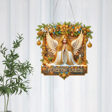 Load image into Gallery viewer, Christmas-Wooden Single Side Diamond Pendant