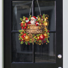 Load image into Gallery viewer, Christmas-Wooden Single Side Diamond Pendant