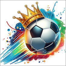 Load image into Gallery viewer, Football-Partial Special Diamond Painting-30x30cm