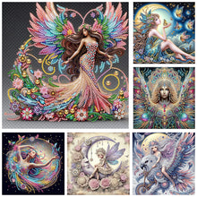 Load image into Gallery viewer, Girl-Partial Special Diamond Painting-30x30cm