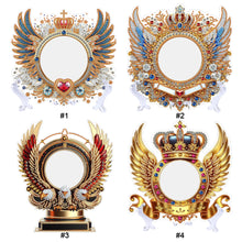 Load image into Gallery viewer, Angel Wings-Diamond Compact Makeup Mirror