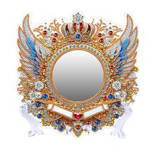 Load image into Gallery viewer, Angel Wings-Diamond Compact Makeup Mirror
