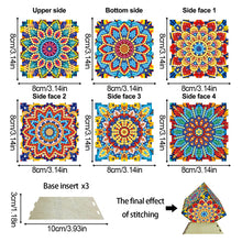 Load image into Gallery viewer, Christmas Mandala-Diamond Combination Magic Cube Ornaments