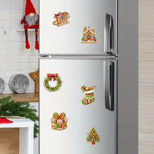 Load image into Gallery viewer, 6Pcs/Set Christmas-Diamond Painting Magnet Refrigerator