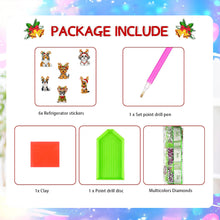 Load image into Gallery viewer, 6Pcs/Set Christmas-Diamond Painting Magnet Refrigerator