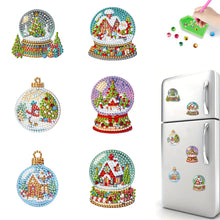 Load image into Gallery viewer, 6Pcs/Set Christmas-Diamond Painting Magnet Refrigerator
