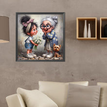 Load image into Gallery viewer, Funny Grandma-Full Round Diamond Painting-40x40cm