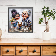 Load image into Gallery viewer, Funny Grandma-Full Round Diamond Painting-40x40cm