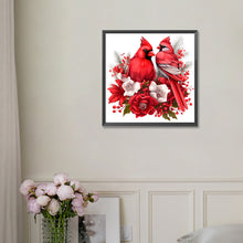 Load image into Gallery viewer, Butterfly Flower Clusters-Full Round Diamond Painting-30x30cm