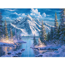 Load image into Gallery viewer, Villa-Full Square Diamond Painting-60x45cm-Large Size