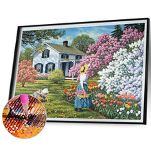 Load image into Gallery viewer, Villa-Full Square Diamond Painting-60x45cm-Large Size