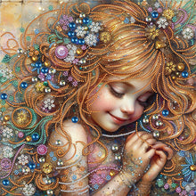 Load image into Gallery viewer, Girl-Partial Special Diamond Painting-40x40cm
