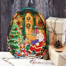 Load image into Gallery viewer, Christmas-Three-Dimensional Combination Ornaments Wooden Ornaments